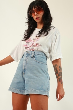 shorts jeans grosso cintura mega alta - comprar online