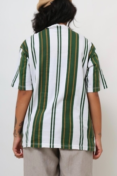 camiseta listras vintage 70’s logo - loja online