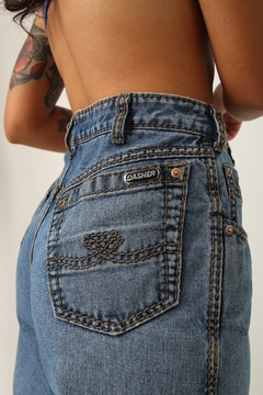 Calça jeans cintura mega alta vintage DASHER - comprar online