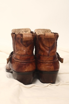 Bota western marrom rei do gado 39 - loja online