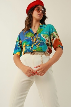 camisa estampada summer vintage - comprar online