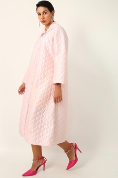 Robe de matelasse rosa acolchoado vintage - comprar online