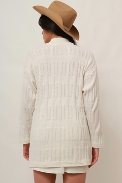 Imagem do tricot gola alta vintage off white