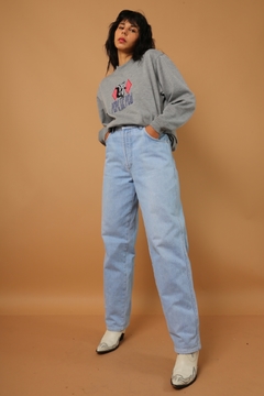 calça jeans cintura mega alta vintage 42 - loja online