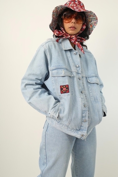 Jaqueta jeans clara vintage 90’s SKYHIGH - comprar online