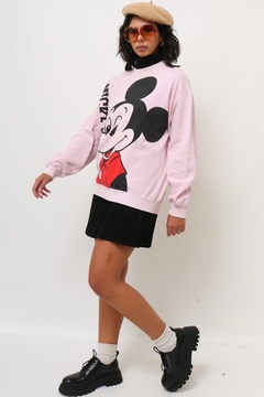 moletom Mickey rosa grossinho vintage - loja online