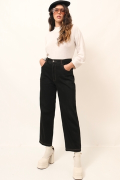 Imagem do Calça jeans cintura alta reta YSL vintage