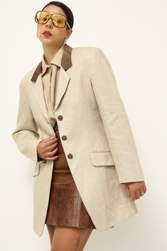 Blazer 100% linho DASLU vintage - loja online