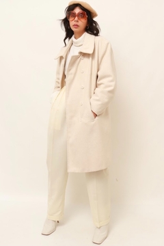 casaco bege estilo plush longo na internet