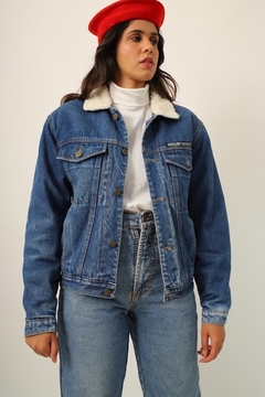 Jaqueta jeans toda forrada pelucia 79’s - loja online