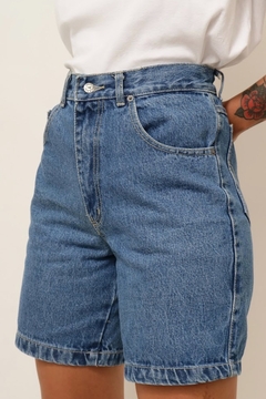 Bermuda jeans grosso cintura alta - Capichó Brechó