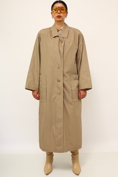 Trench coat forrado classico vintage - comprar online