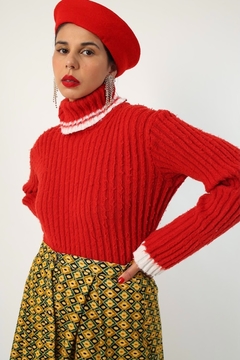 Gola alta color vintage pelucia det listra - comprar online