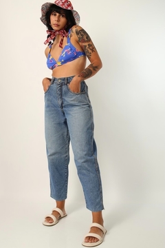 Calça jeans cintura mega alta vintage DASHER