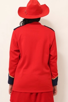 casaco vermelho Xuxa paquita classico
