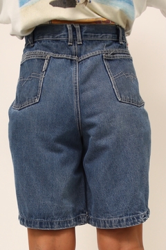 Bermuda jeans cintura alta grossa V2 - Capichó Brechó