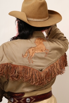 Camisa de franja cavalo WESTERN VINTAGE (Dayld country) - Capichó Brechó