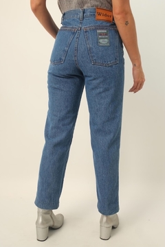 calça jeans cintura mega alta vintage 90’s - Capichó Brechó