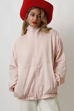 jaqueta rosa matelasse vintage - loja online