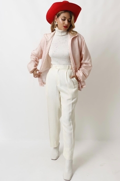 jaqueta rosa matelasse vintage - comprar online
