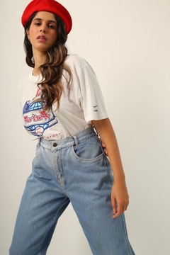 Calça jeans grosso cintura mega alta vintage - loja online