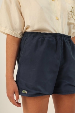 Shorts forrado LACOSTE Original azul