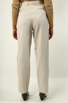 calça alafaiataria cintura alta creme - loja online
