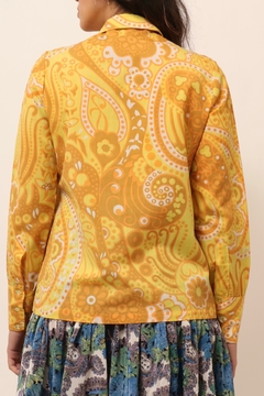 Imagem do Camisa amarela 70´s hippie vintage