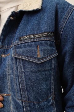Jaqueta jeans toda forrada pelucia 79’s - comprar online