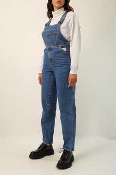 Macacão jeans vintage grosso 90’s - Capichó Brechó