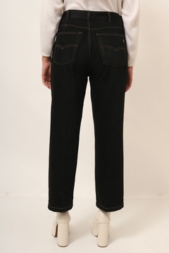 Calça jeans cintura alta reta YSL vintage na internet