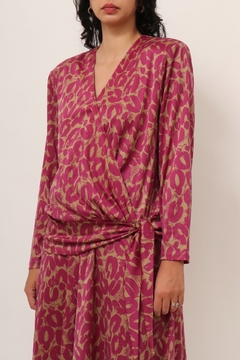 Conjunto malha bermuda + blusa onça rosa - comprar online