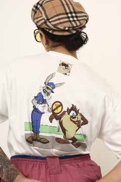 Camiseta TAZ vintage estampa frete e costas - loja online