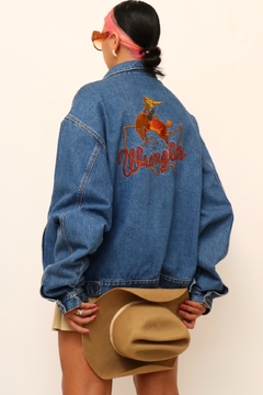 Jaqueta WRANGLER bordado cowboy - comprar online