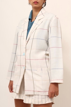 Imagem do Blazer off white listras color