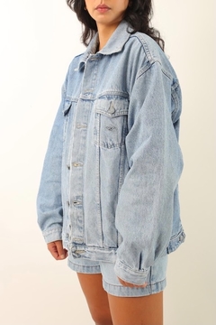 Jaqueta jeans bordado Hang Loose - comprar online