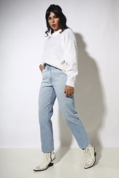 Calça jeans cintura alta Yves Saint Laurent YSL   na internet