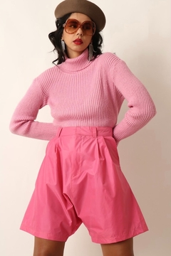 Gola alta rosa textura vintage - comprar online