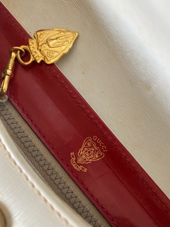 Bolsa GUCCI original vintage couro branca - comprar online