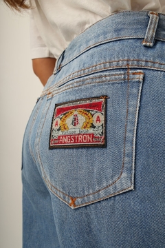 Calça jeans grosso cintura mega alta vintage na internet