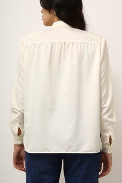 camisa manga bufante ombreira vintage - loja online