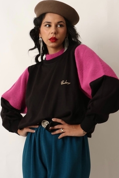 Blusa tricot forrado vintage 80’s original - loja online
