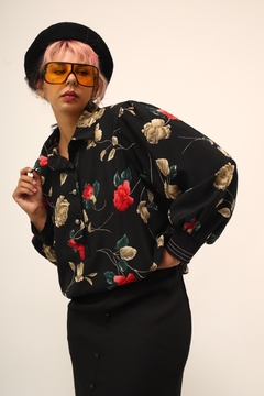 Camisa floral pala vintage - loja online