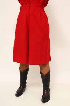 Conjunto vermelho blazer + bermuda - comprar online
