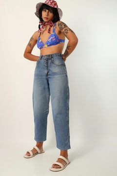 Calça jeans cintura mega alta vintage DASHER - loja online