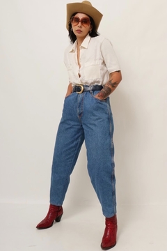 Calça jeans grosso classica azul 90´s vintage