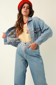 Jaqueta jeans forum cropped vintage - comprar online
