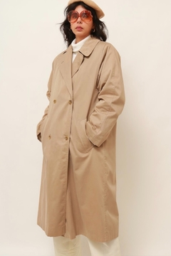 trench coat classico bege vintage - loja online