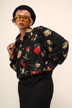 Camisa floral pala vintage - comprar online