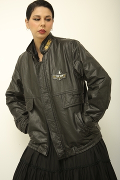 Jaqueta TOP GUN forrada PVC - loja online